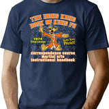 Hong Kong Phooey Kung Fu Manual T-Shirt for Men & Women, T-Shirts Graphic Tee - Navy