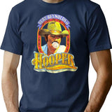 Hooper Movie Poster Worn T-Shirt for Men & Women, T-Shirts Graphic Tee - Navy