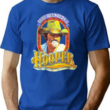 Hooper Movie Poster Worn T-Shirt for Men & Women, T-Shirts Graphic Tee - Blue