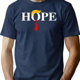Hope Trump T-Shirt for Men & Women, T-Shirts Graphic Tee - Navy