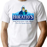 Horatio'S Fish Sticks T-Shirt for Men & Women, T-Shirts Graphic Tee - White