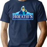 Horatio'S Fish Sticks T-Shirt for Men & Women, T-Shirts Graphic Tee - Navy