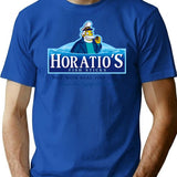 Horatio'S Fish Sticks T-Shirt for Men & Women, T-Shirts Graphic Tee - Blue