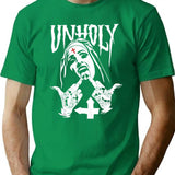 Horror Unholy Nun Tank Top T-Shirt for Men & Women, T-Shirts Graphic Tee - Green
