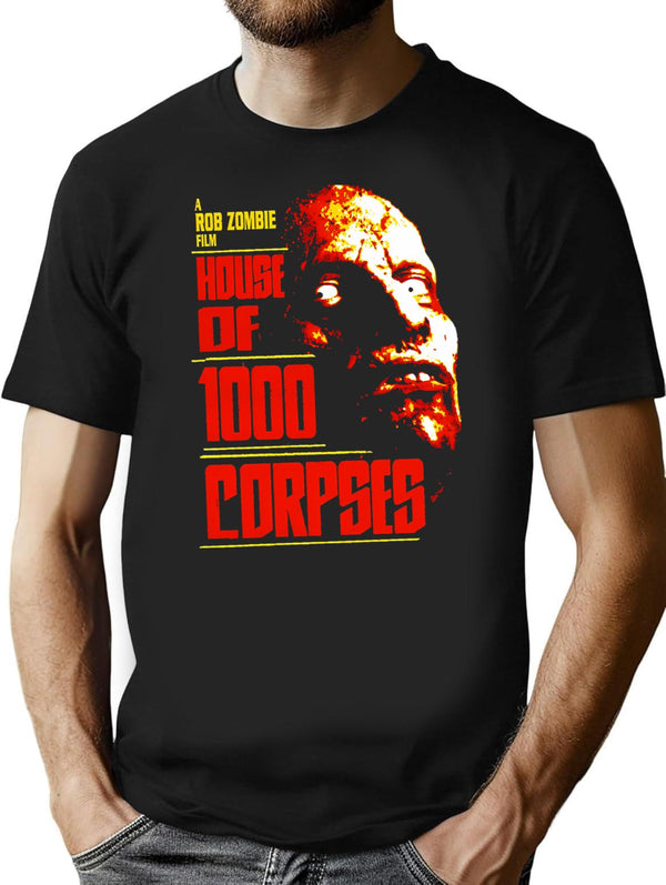 House Of 1000 Corpses 2002 Vintage T-Shirt for Men & Women, T-Shirts Graphic Tee - Black