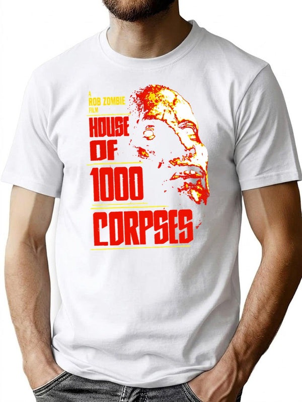 House Of 1000 Corpses 2002 Vintage T-Shirt for Men & Women, T-Shirts Graphic Tee - White