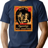 How To Hypnotize Your Loved Ones Hand Manual T-Shirt for Men & Women, T-Shirts Graphic Tee - Navy