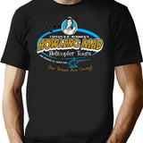 Howling Mad Murdock Helicopter Tours T-Shirt for Men & Women, T-Shirts Graphic Tee - Black