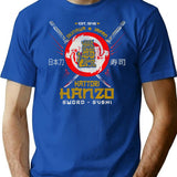 Httori Hnzo Sword Logo T-Shirt for Men & Women, T-Shirts Graphic Tee - Blue
