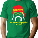 Hulk Hogan American Legend T-Shirt for Men & Women, T-Shirts Graphic Tee - Green