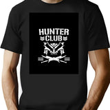 Hunter Club T-Shirt for Men & Women, T-Shirts Graphic Tee - Black