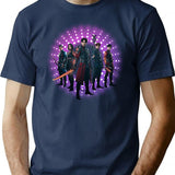 Huntrix K-Pop Demon Hunters- Korean Fantasy Warriors With Magical Weapons T-Shirt for Men & Women, T-Shirts Graphic Tee - Navy