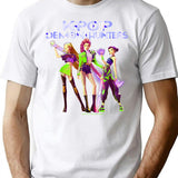 Huntrix Kpop T-Shirt for Men & Women, T-Shirts Graphic Tee - White