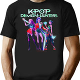 Huntrix T-Shirt for Men & Women, T-Shirts Graphic Tee - Black