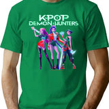 Huntrix T-Shirt for Men & Women, T-Shirts Graphic Tee - Green