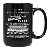 Husband Birthday December Black Coffee Mug, Gift Coffee Mug - Black