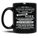 Husband Birthday Black Gift Coffee Mug