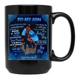 I Am Always With You You'Ll Always Be My Baby Boy Black Coffee Mug, Gift Coffee Mug - Black