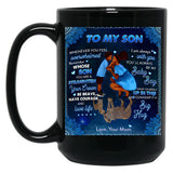 I Am Always With You You'Ll Always Be My Baby Boy Black Gift Coffee Mug