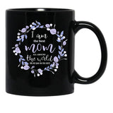 I Am The Best Mom All Around The World Black Gift Coffee Mug - Black