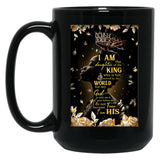 I Am The Daughter Of A King Black Gift Coffee Mug