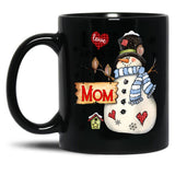I Being A Mom For Christmas Black Coffee Mug, Gift Coffee Mug