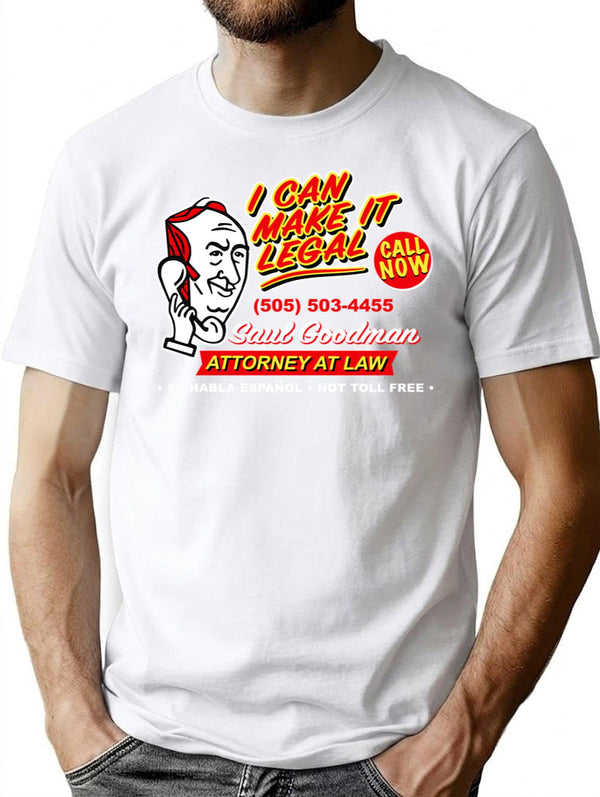 I Can Make It Legal Dks T-Shirt for Men & Women, T-Shirts Graphic Tee - White