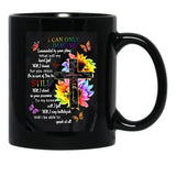 I Can Only Imagine Jesus Black Gift Coffee Mug - Black
