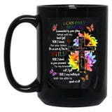 I Can Only Imagine Jesus Black Coffee Mug, Gift Coffee Mug