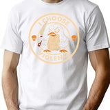 I Choose Violence Dks Worn T-Shirt for Men & Women, T-Shirts Graphic Tee - White