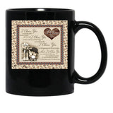 I Choose You To Do Life With Hand In Hand Side By Side - Love Black Gift Coffee Mug - Black
