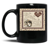 I Choose You To Do Life With Hand In Hand Side By Side - Love Black Gift Coffee Mug