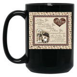 I Choose You To Do Life With Hand In Hand Side By Side - Love Black Gift Coffee Mug