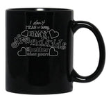 I Don'T Mean To Brag But My Grandkids Are Better Than Yours Black Gift Coffee Mug - Black