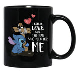 I Fe Ll In L O Ve W Ith T He M A N W Ho Di E D Fo R M E St Itc H Black Gift Coffee Mug - Black