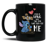 I Fe Ll In L O Ve W Ith T He M A N W Ho Di E D Fo R M E St Itc H Black Gift Coffee Mug