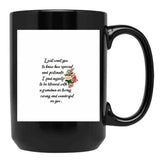 I Find Myself To Be Blessed With A Grandma As Loving Caring Black Coffee Mug, Gift Coffee Mug - Black