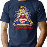 I Found Myself T-Shirt for Men & Women, T-Shirts Graphic Tee - Navy
