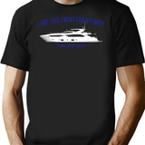 I Got This Yacht For My Wife... T-Shirt for Men & Women, T-Shirts Graphic Tee - Black