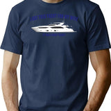 I Got This Yacht For My Wife... T-Shirt for Men & Women, T-Shirts Graphic Tee - Navy