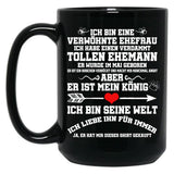 I Have A Damn Great Husband In May Black Gift Coffee Mug