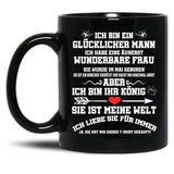 I Have An Extremely Wonderful Wife Gift Black Coffee Mug, Gift Coffee Mug