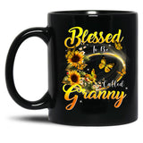 I Have Two Titles Mom And Nana And I Rock Them Mother'S Day Black Coffee Mug