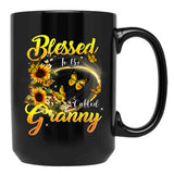 I Have Two Titles Mom And Nana And I Rock Them Mother'S Day Black Coffee Mug - Black