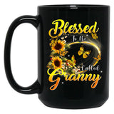 I Have Two Titles Mom And Nana And I Rock Them Mother'S Day Black Coffee Mug