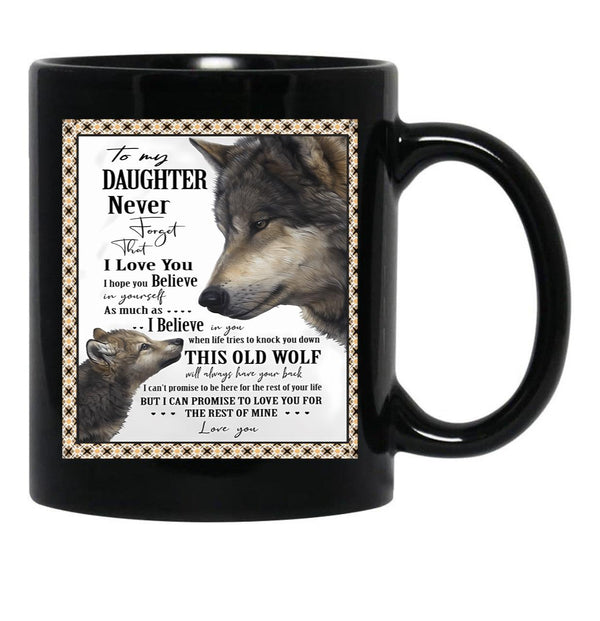 I Hope You Believe In Yourself Black Gift Coffee Mug - Black