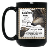 I Hope You Believe In Yourself Black Coffee Mug