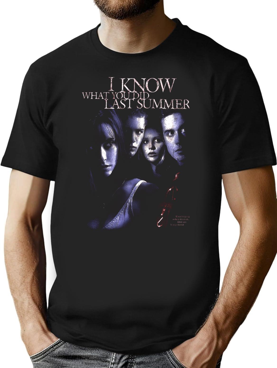 I Know What You Did Last Summer T-Shirt for Men & Women, T-Shirts Graphic Tee - Black