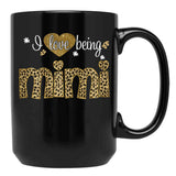 I Love Being Mimi Mimi Grandmas Gift Black Gift Coffee Mug - Black