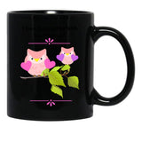 I Love Hanging Out With You Mommy Black Coffee Mug - Black